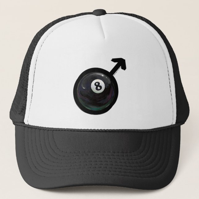 8 Ball Trucker Hat (Front)