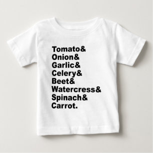 8 Beneficial Vegetables That Are Great Together Baby T-Shirt