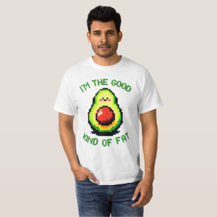 8-Bit Avocado: Retro Humor Meets Health T-Shirt