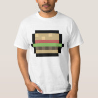 8-Bit Burger Pixel Art T-Shirt