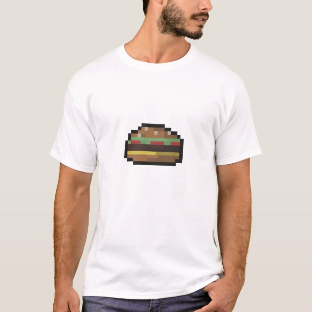 8 Bit Burger Shirt (Front)