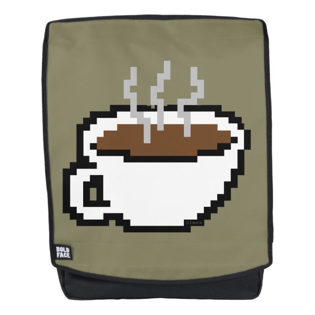 8-bit Coffee Backpack (Front)