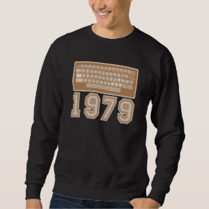 8 bit Computer A 400 Retro 1979 Nerd Geek Videogam Sweatshirt