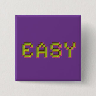8-Bit EASY Square Pin - Retro Purple Gaming Access