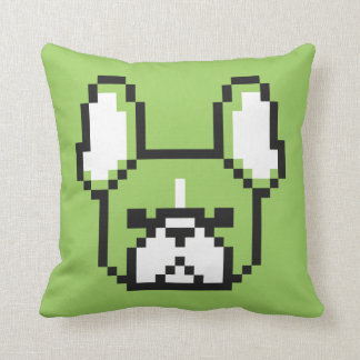 8-bit Frenchie Pillow