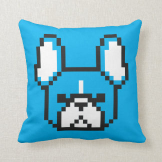 8-bit Frenchie Pillow