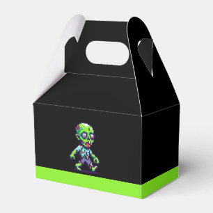 8-bit funny zombie Halloween  Favour Box
