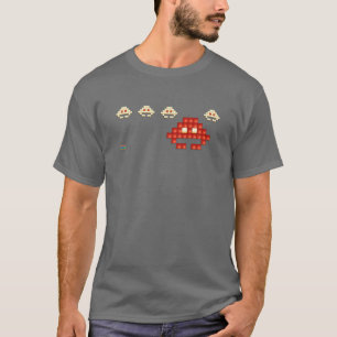 8 bit  gamer design invader T T-Shirt