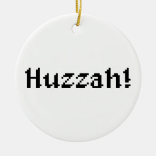 8 Bit Huzzah! Ceramic Tree Decoration