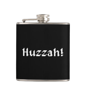 8 Bit Huzzah! Hip Flask