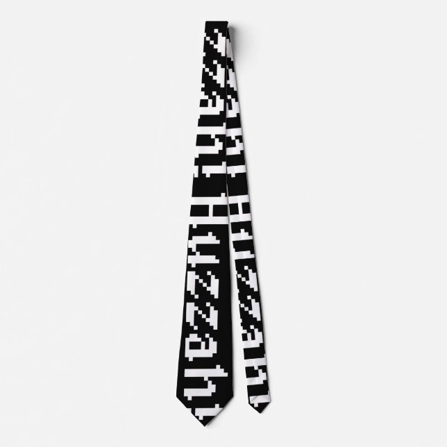 8 Bit Huzzah! Tie (Front)
