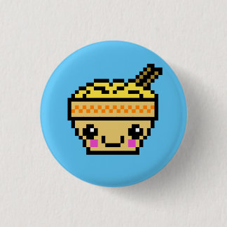 8 Bit Kawaii Ramen 3 Cm Round Badge