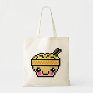 8 Bit Kawaii Ramen Tote Bag