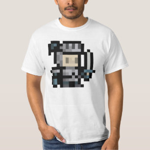 8-Bit Knight 16x16 Sprite Pixel Art T-Shirt