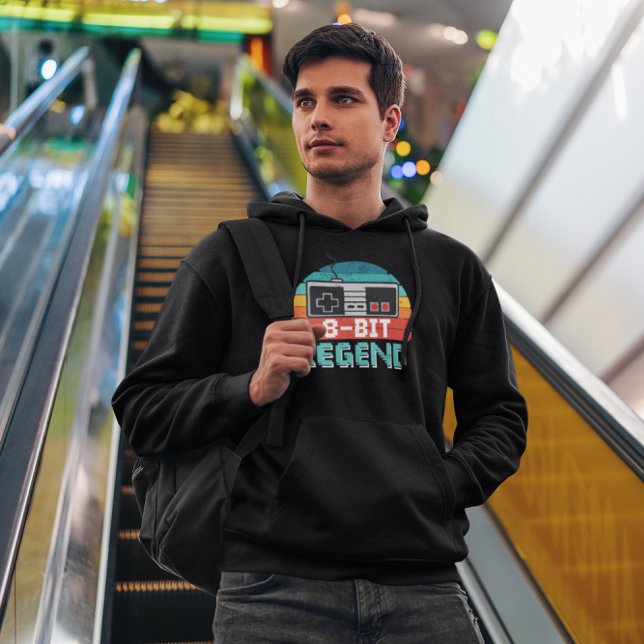 8-Bit Legend - Retro Gamer Hoodie (Creator Uploaded)