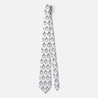 8-Bit Middle Finger Tie