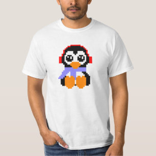 8 Bit Penguin T-Shirt