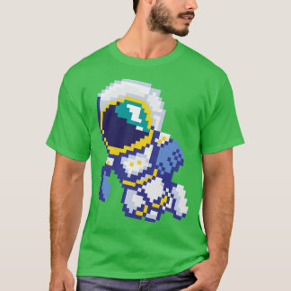 8 Bit Pixel Astronaut Space Galaxy Science Retro 8 T-Shirt