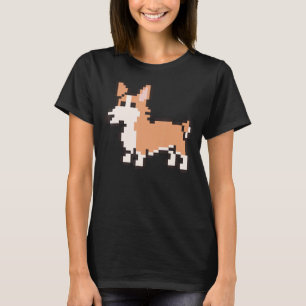 8 Bit Pixel Corgi T-Shirt