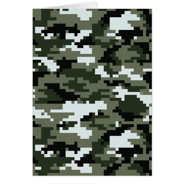 8 Bit Pixel Digital Urban Camouflage / Camo (Front)