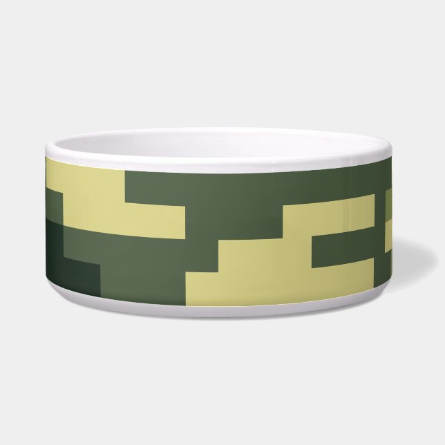 8 Bit Pixel Digital Woodland Camouflage / Camo (Front)