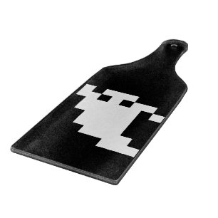 8 Bit Pixel Ghost Cutting Board