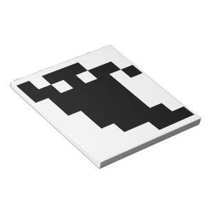 8 Bit Pixel Ghost Shadow Notepad