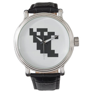 8 Bit Pixel Ghost Shadow Watch
