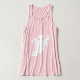 8 Bit Pixel Ghost Singlet