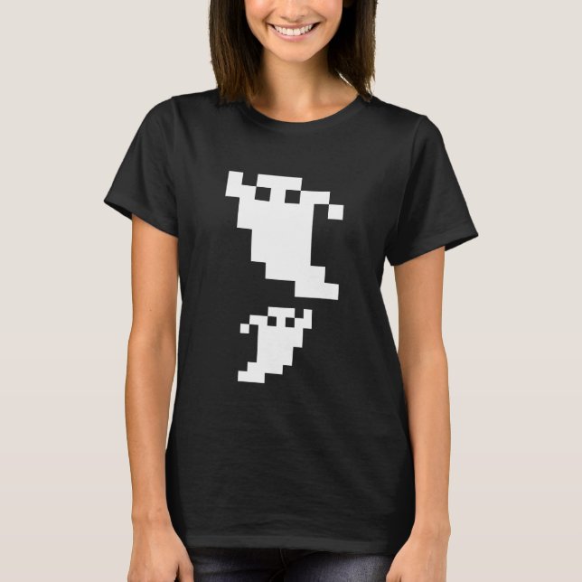8 Bit Pixel Ghost T-Shirt (Front)