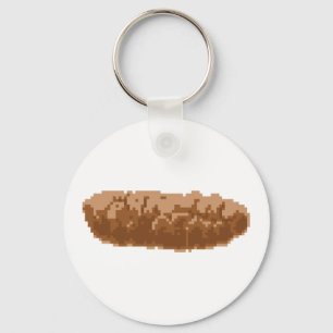 8 Bit Pixel Poop Key Ring