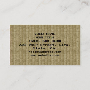 8 Bit Pixel Tatami Mat 畳 Business Card