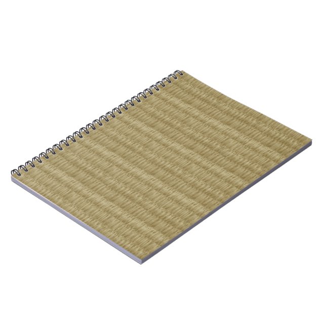 8 Bit Pixel Tatami Mat 畳 Spiral Notebook (Left Side)