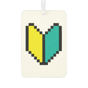 8 Bit Pixel Wakaba / Shoshinsha Mark Car Air Freshener