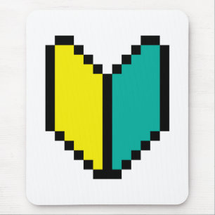 8 Bit Pixel Wakaba / Shoshinsha Mark Mouse Pad
