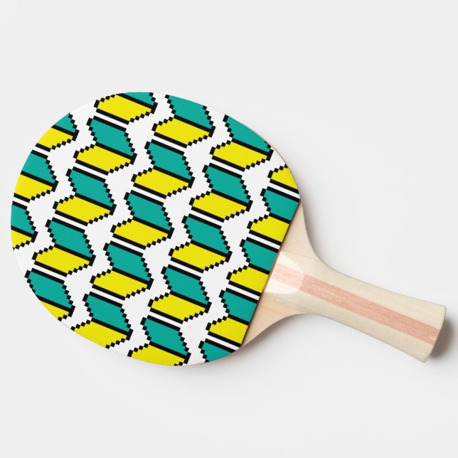 8 Bit Pixel Wakaba / Shoshinsha Mark Ping Pong Paddle (Side)