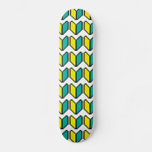 8 Bit Pixel Wakaba / Shoshinsha Mark Skateboard