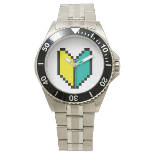 8 Bit Pixel Wakaba / Shoshinsha Mark Watch