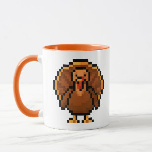 8-bit Retro Turkey Mug