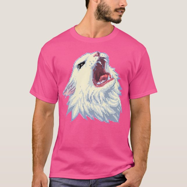 8-Bit Screamin' Thurston The Cat T-Shirt (Front)