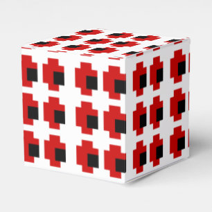 8 Bit Spooky Red Eyes Favour Box