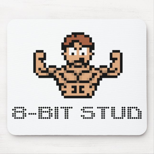 8-Bit Stud Mouse Pad (Front)
