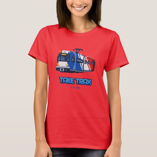 8-bit Take TRAX T-Shirt (Front)