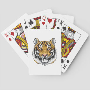 8 Bit Tiger Playing Cards