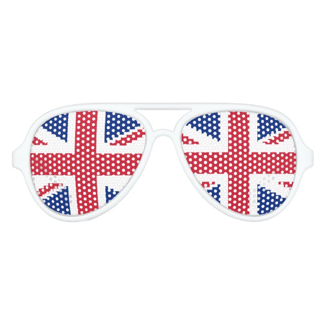 8 Bit Union Pixel Jack Aviator Sunglasses (Front)