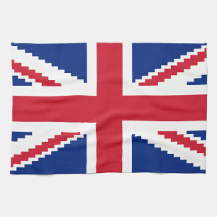 8 Bit Union Pixel Jack Tea Towel