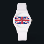 8 Bit Union Pixel Jack Watch<br><div class="desc">Union Pixel Jack UK Flag Vintage 8 Bit Pixel Art.

Globe Trotters specialises in idiosyncratic imagery from around the globe. Here you will find unique Greeting Cards,  Postcards,  Posters,  Mousepads and more.</div>