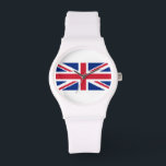 8 Bit Union Pixel Jack Watch<br><div class="desc">Union Pixel Jack UK Flag Vintage 8 Bit Pixel Art.

Globe Trotters specialises in idiosyncratic imagery from around the globe. Here you will find unique Greeting Cards,  Postcards,  Posters,  Mousepads and more.</div>