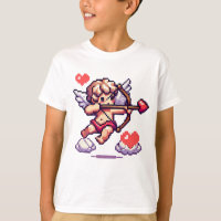 8 bit Valentine's Day classic/vintage Cupid