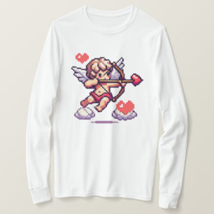 8 bit Valentine's Day classic/vintage Cupid T-Shirt